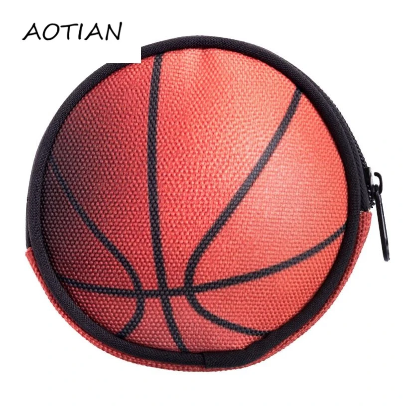 

2017 New Arrivals Circular Printing Coins Change Purse Clutch zipper Zero Wallet Key Bags for Christmas Gifts Dec15