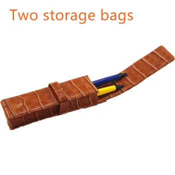 

set Pen Bag Pack two pens for one set Fountain Pen Pouch Case Gift Pen Bag For Roller Ball