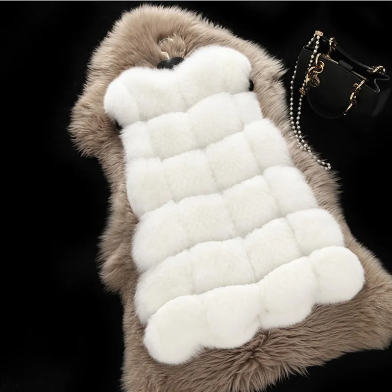 Bigsweety Новое поступление пальто с искусственным мехом зимняя Для женщин г. модные брендовые из искусственного меха без рукавов жилет из искусственного меха пальто casaco feminino