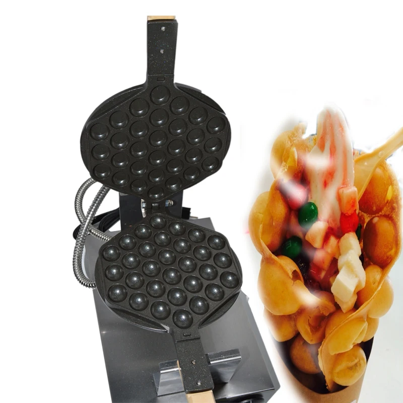 110 v/220 v ไฟฟ้า Eggettes Egg Waffle Maker ไข่พัฟเครื่อง HK สไตล์ egg