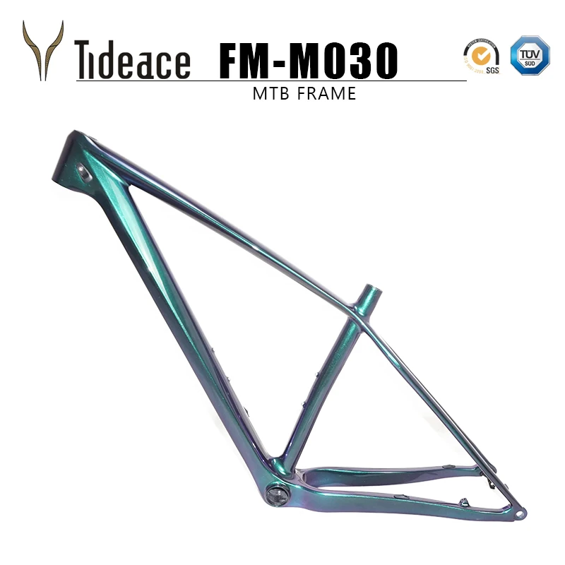 Карбоновая рама Tideace для горного велосипеда 142x12 или 148x12 мм с толстой осью 29er шины