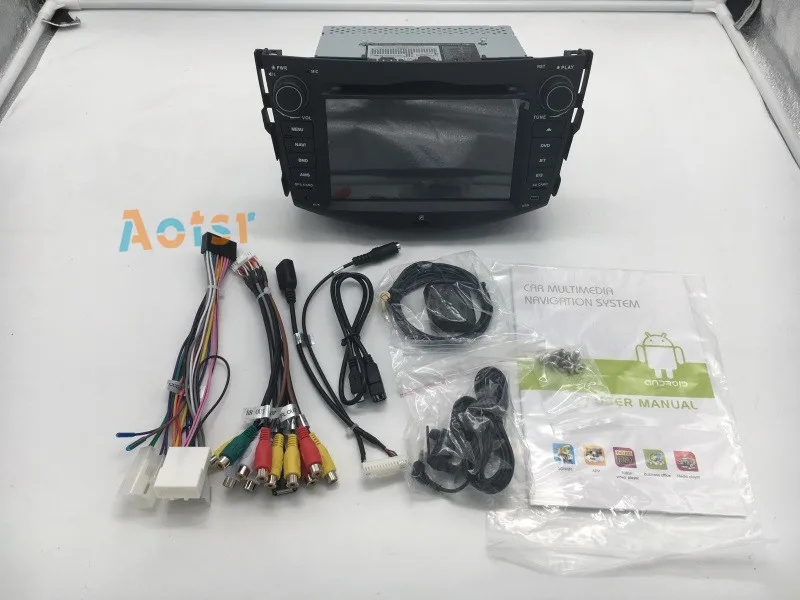 Cheap 7" 8 CORE+32GB ROM Android8.0 Car CD/DVD Player Radio Receive GPS Navigation for Toyota RAV4 2006 2007 2008 2009 2010 2011 2012 11