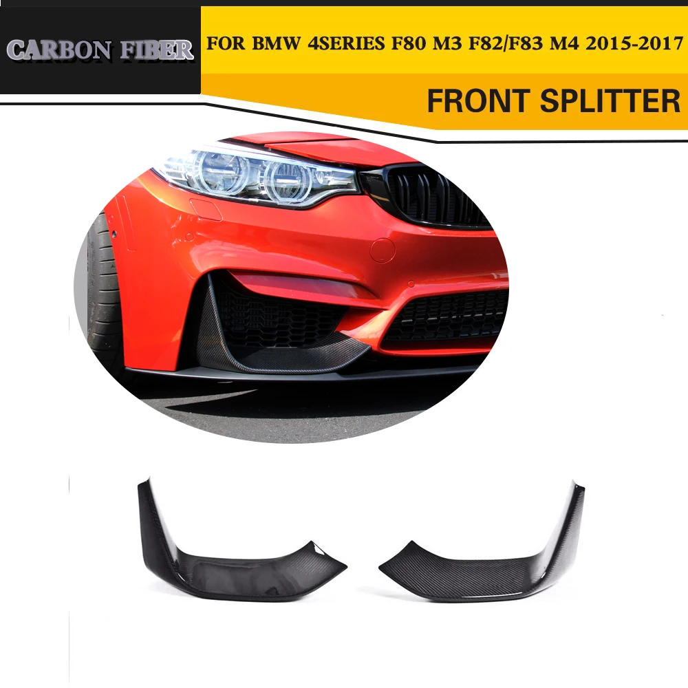 F82 M4 передний разделитель для губ фартук Cupwings BMW M3 F80 F83 бампер диффузор купе м Боди