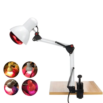

220V 100W Infrared Heat Lamp Therapy Heating Light Therapeutic Pain Relief Home Salon Health Care Bulb Physiotherapy Device