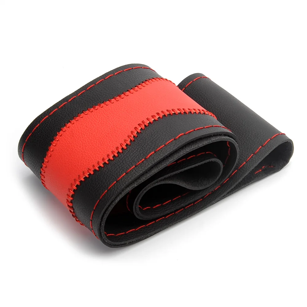 Steering Covers DIY Microfiber Leather Car Steering Wheel Cover Handmade Braid Auto Interior Accessories Steering Covers DIY Microfiber Leather Car Steering Wheel Cover Handmade Braid Auto Interior Accessories