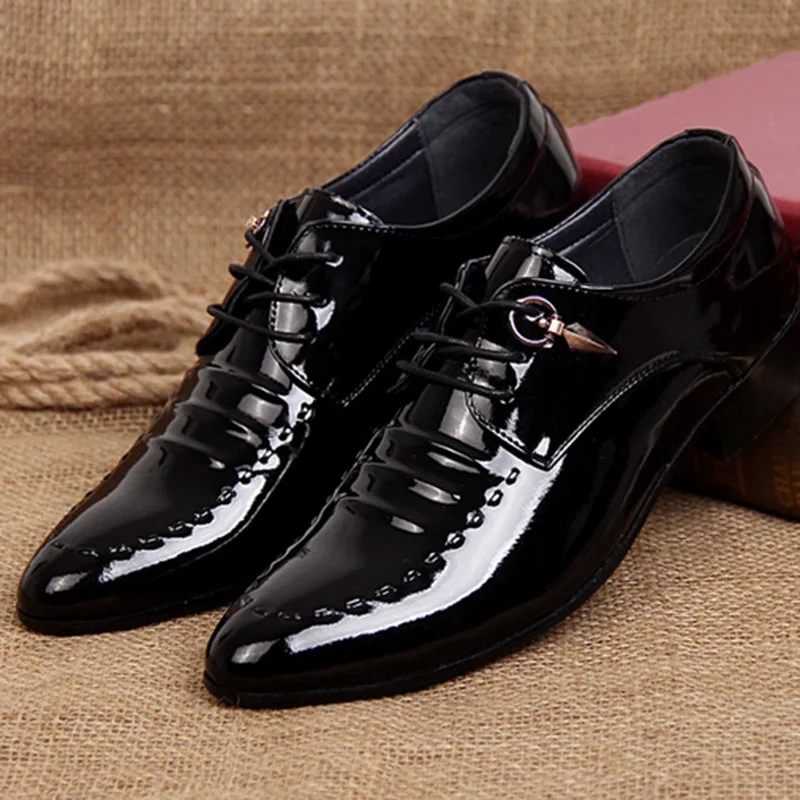 2017 Spring Hot Sale Men Work Business Leather Dress Shoes