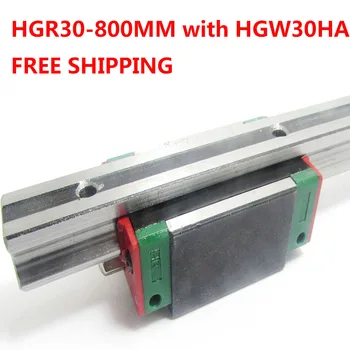 

1PC free shipping HGR30 Linear Guide Width 30MM Length 800MM with 1PC HGW30HA Slider for cnc xyz axis