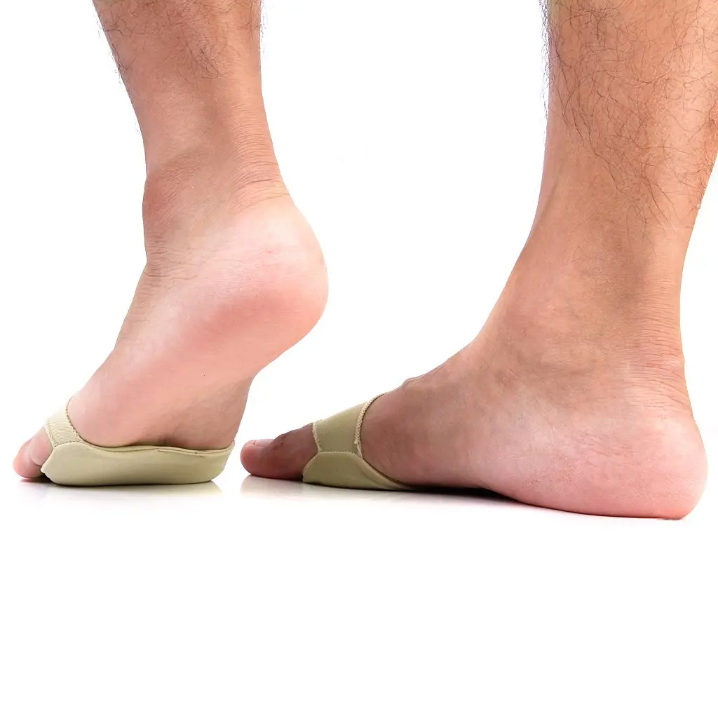 

HHFF New 1pcs Foot Gel Forefoot Metatarsal Pain Relief Absorber Cushion Ball of Foot Pad M
