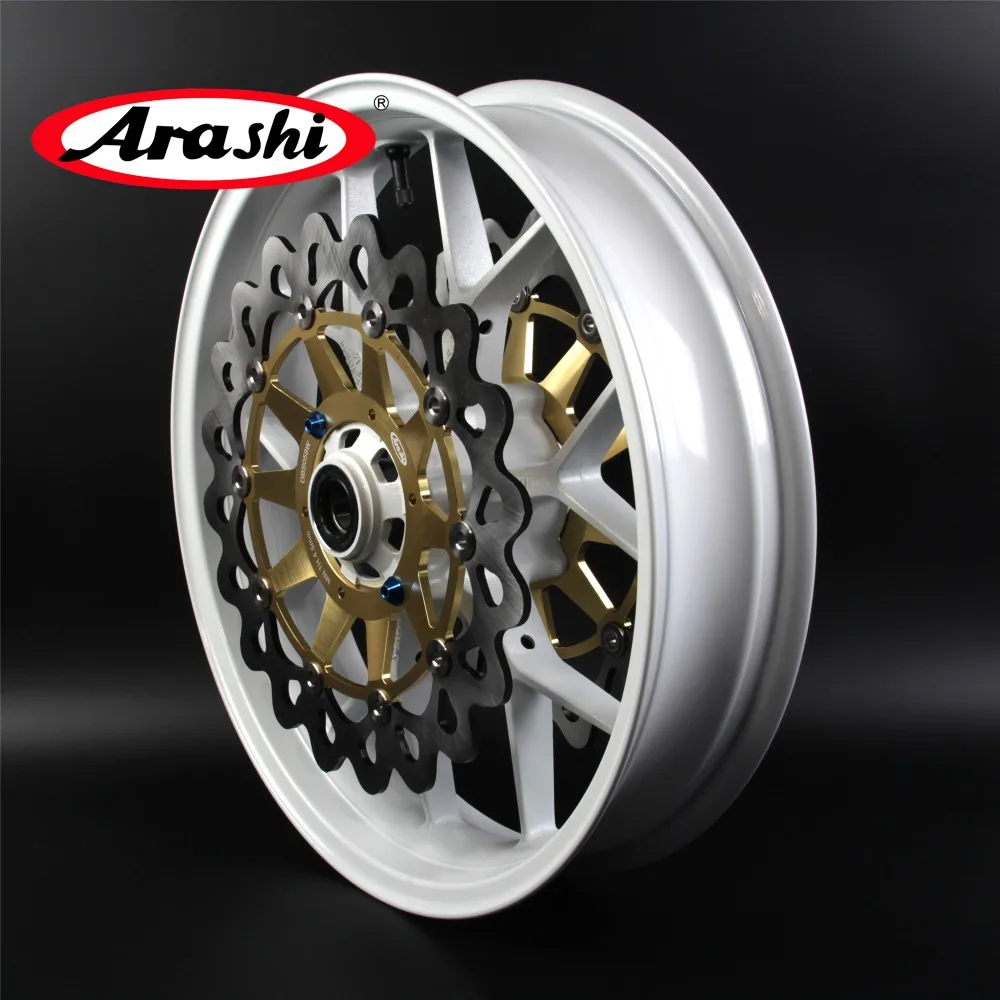 

Arashi Front Wheel Rim Brake Disc Rotor Set For HONDA CBR1000RR 2008 - 2016 CBR 1000 RR 2013 2014 2015 2016 Motorcycle Tire Hub