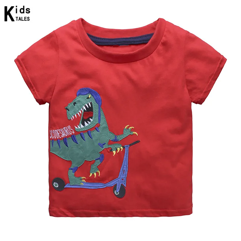 

Cotton Summer T-Shirt for Children for Baby T-Shirt Cartoon Clothing for Boys Shoes T-Shirts Birthday Children's Suits