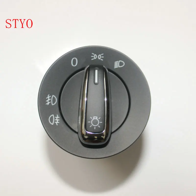 

STYO Car CHROME HEADLIGHT SWITCH for 2011-2013 Polo Hatchback