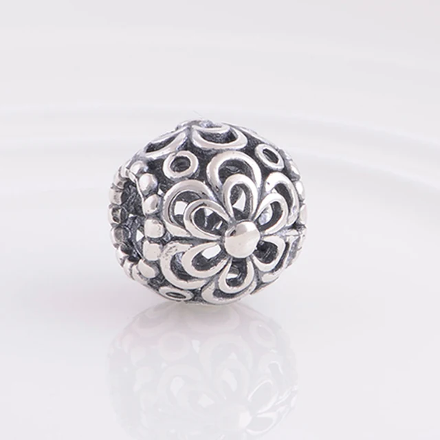 Free Shipping Fits Pandora Bracelet Charms 925 Sterling Silver Bead Free Shipping Fits Pandora Bracelet Charms 925 Sterling Silver Bead Openwork Flower Charm Floating Diy Women