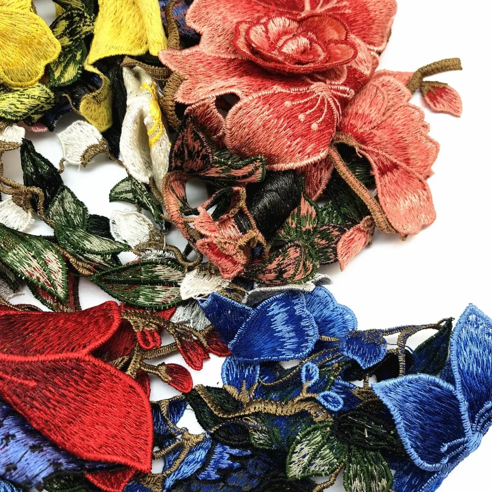 Вышивка parches пришить патчи розы цветы птицы для одежды стикер Швейные Аппликации патч джинсы платье Cheongsam одежда