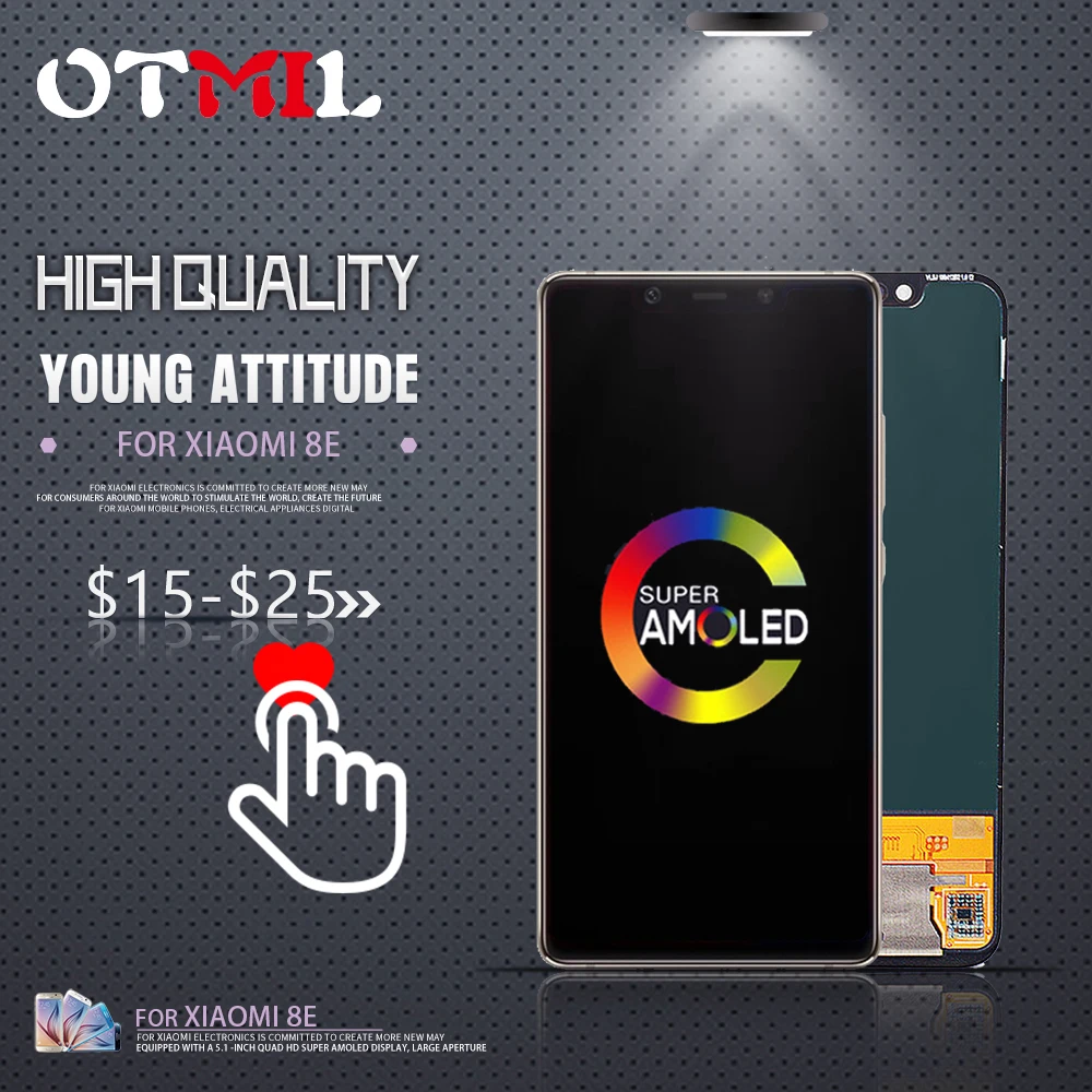 

Original 5.88" Super AMOLED For Xiaomi Mi 8 SE LCD Display Touch Screen with Frame For Xiaomi Mi 8 se Display Mi8 se LCD