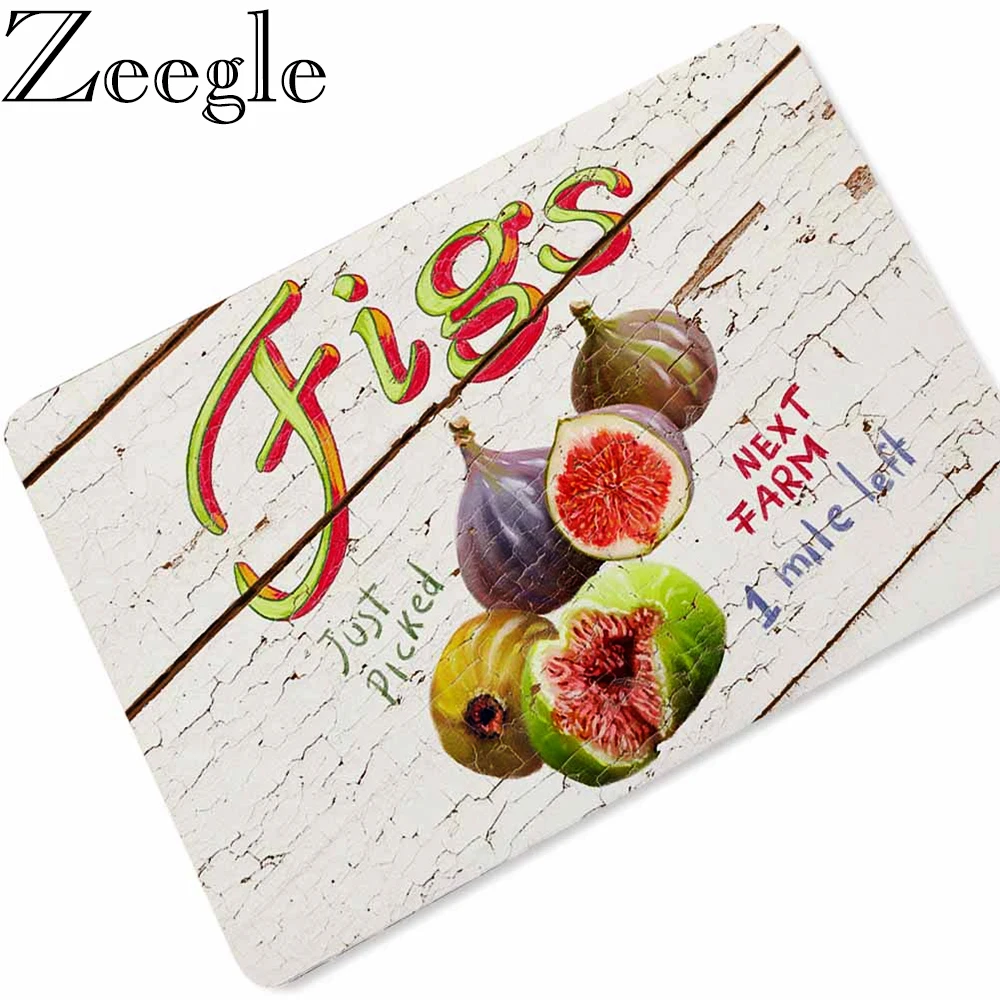 Zeegle Waterproof Rubber Floor Mat Bath Mats Non-slip Kitchen Rug Hallway Entrance Door Carpet Toilet | Дом и сад