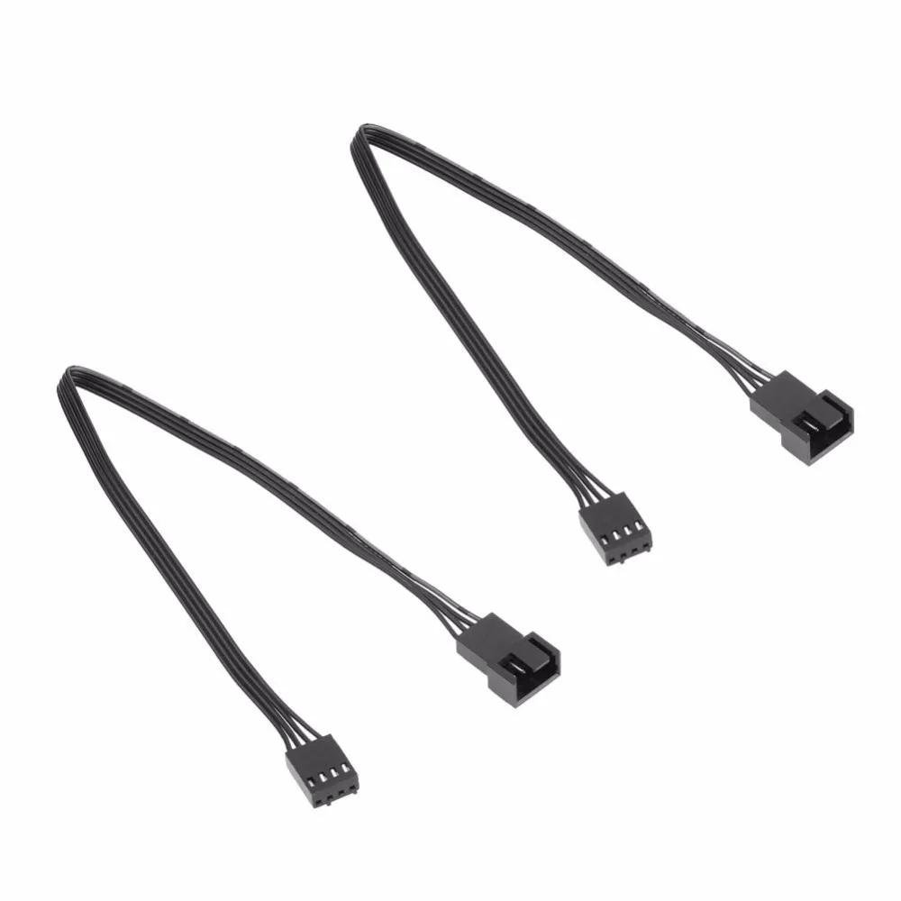 

2pcs Motherboard 4Pin Female to PWM Fan 4Pin Male Power Adapter Extension Cable Computer Mainboard to Cooling Fan Wire Cord Line