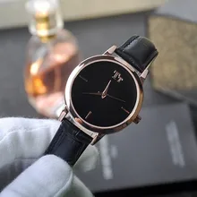 Luxury Brand Мода Женщины Девушка Кварцевые Часы Простые Сюжетные Mullti Цвета Кожаный Ремешок Женские Наручные Часы relogio feminino OP001