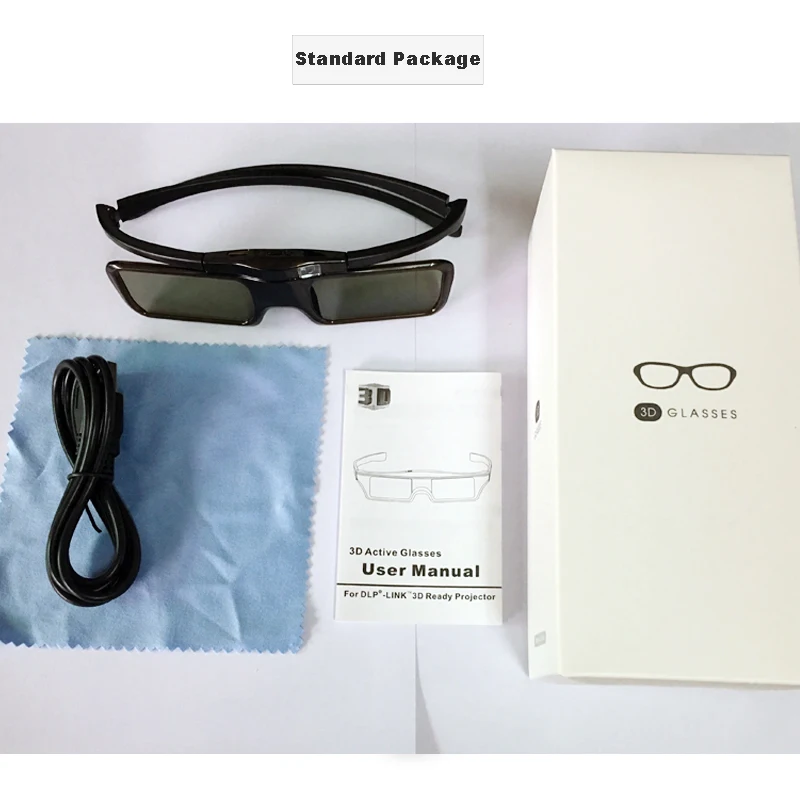 Очки 3D DLP с активным затвором для проекторов BenQ W1070/W750/W1080ST Acer/Optoma/Dell 96 144HZ LINK Xgimi