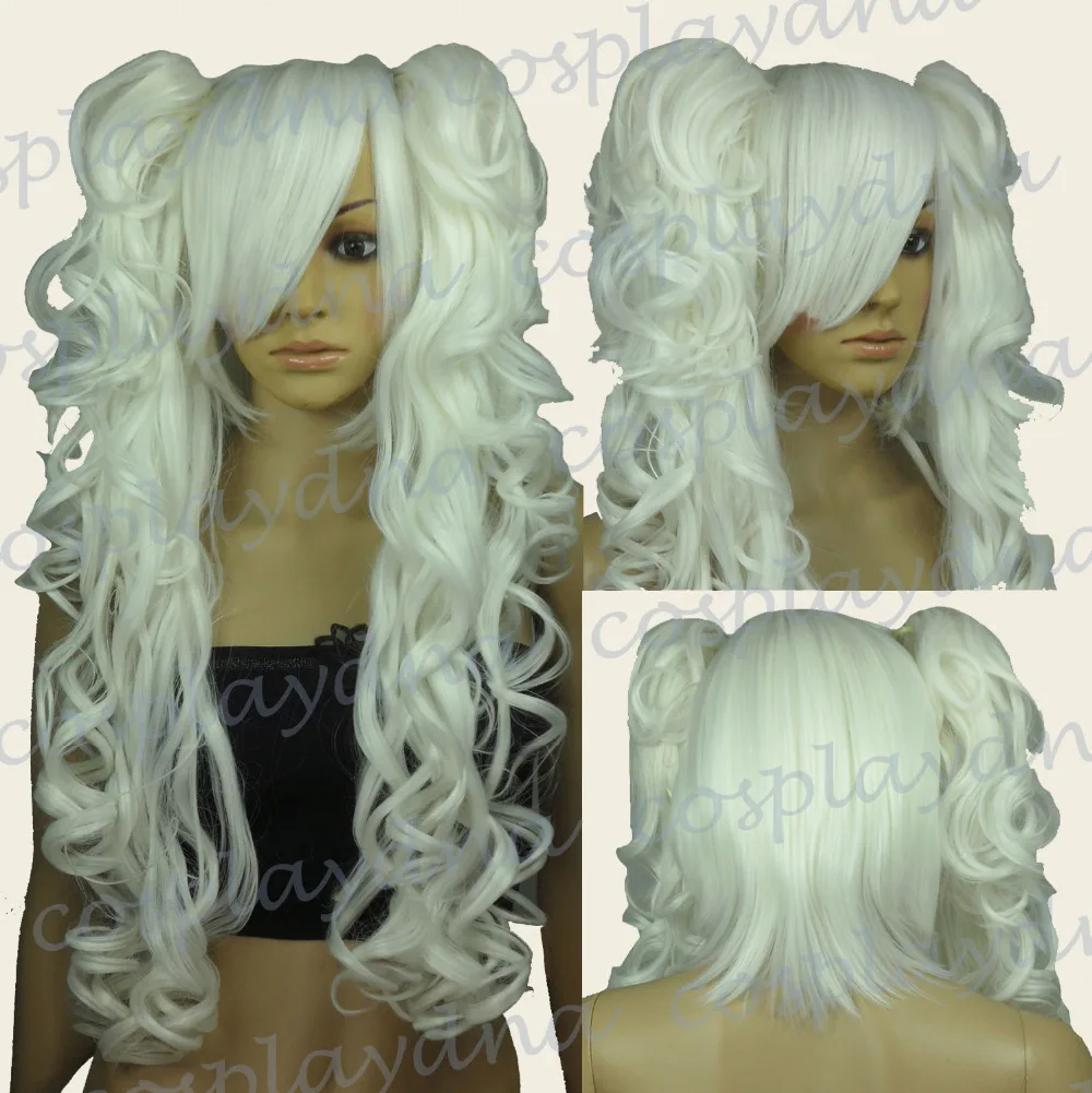 &Wholesale&>> Heat Resistant White Cosplay Wigcosplay wigs cheap