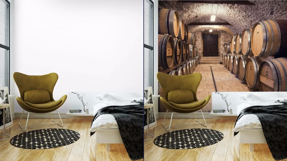 self-adhesive-wall-murals-styles-bedroom-ancient-wine-cellar