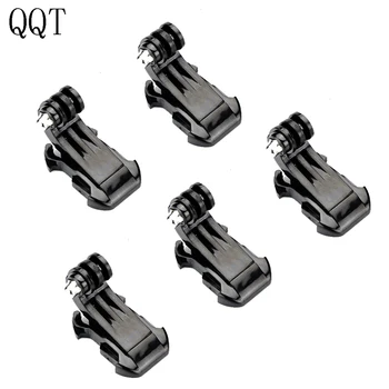 

QQT for Gopro Accessori 5 pcs J Mount Hook Buckle Verticale Adattatore for GoPro Hero 7 6 5 4 3 + for SJCAM Sports camera