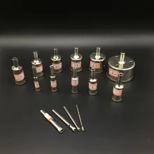 Professional 15pcs Diamond Coated Hole Saw Drill Bit Power Marble Glass