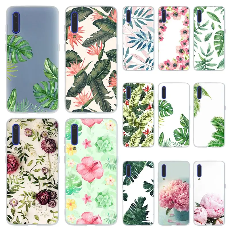 

MLLSE Cactus Banana Leaves Phone Case for Xiaomi MI 9 8 A2 Lite SE A1 pocophone f1 6 6X 5X MAX 3 MIX 2S Cover Mi9 Mi8