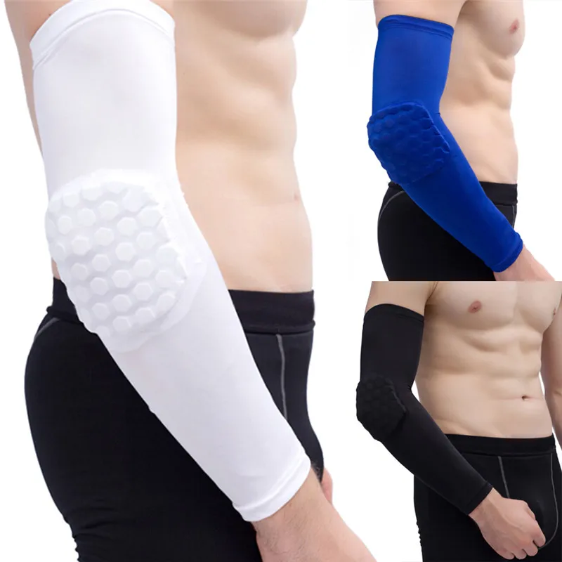 High Elastic Gym Sports Long Arm Sleeve Support Basketball Shooting