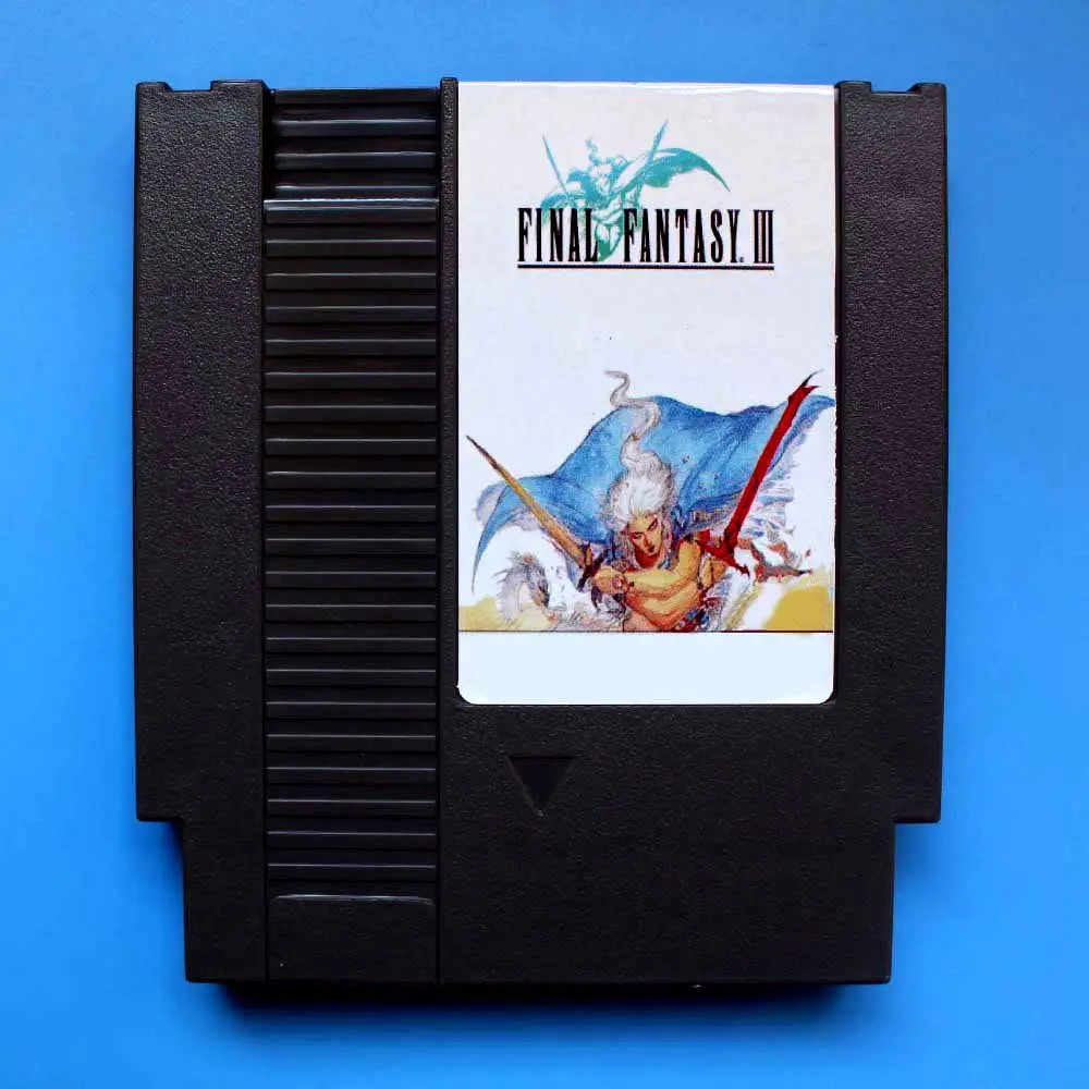 Final Fantasy 3 английских 72 булавки 8 битная игровая карта Прямая поставка!|games card games|final