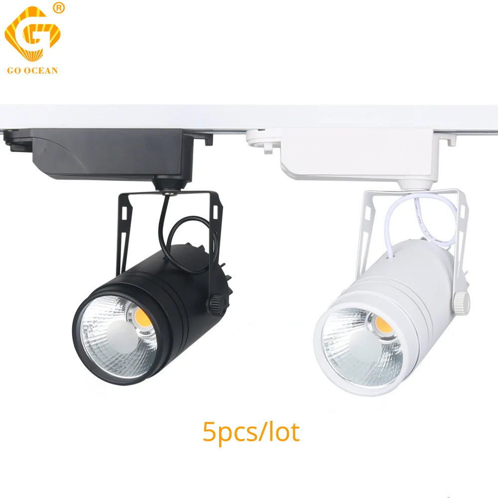 

LED Track Light Modern 15W Tracking Lighting For Clothing Shop Exhibition COB Rail Ceiling Spotlights Lamp Store Rail Lights