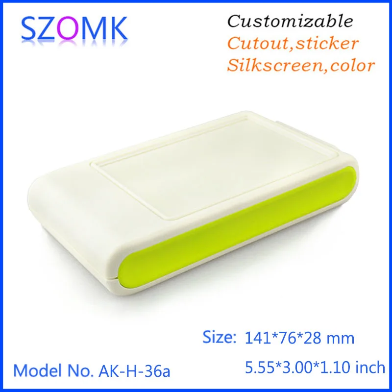 

szomk diy plastic junction box enclosure desktop (4 pcs) 141*76*28mm enclosure abs project plastic box electronics case