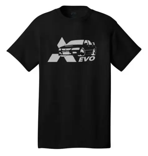 Новая модная мужская футболка Mitsubishi EVO Car Evolution Lancer 4g63 IX VIII 8 9 одежда Повседневная