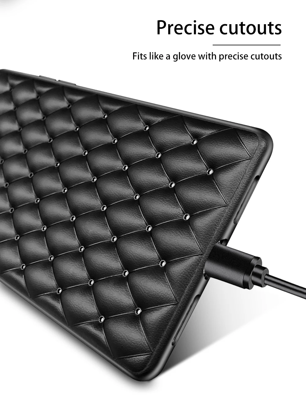 classic luxury grid weaving for iphone case7 7plus 8 8plus shockproof heat dissipation for soft gleam skin phoneX XR XSMAX case (7)