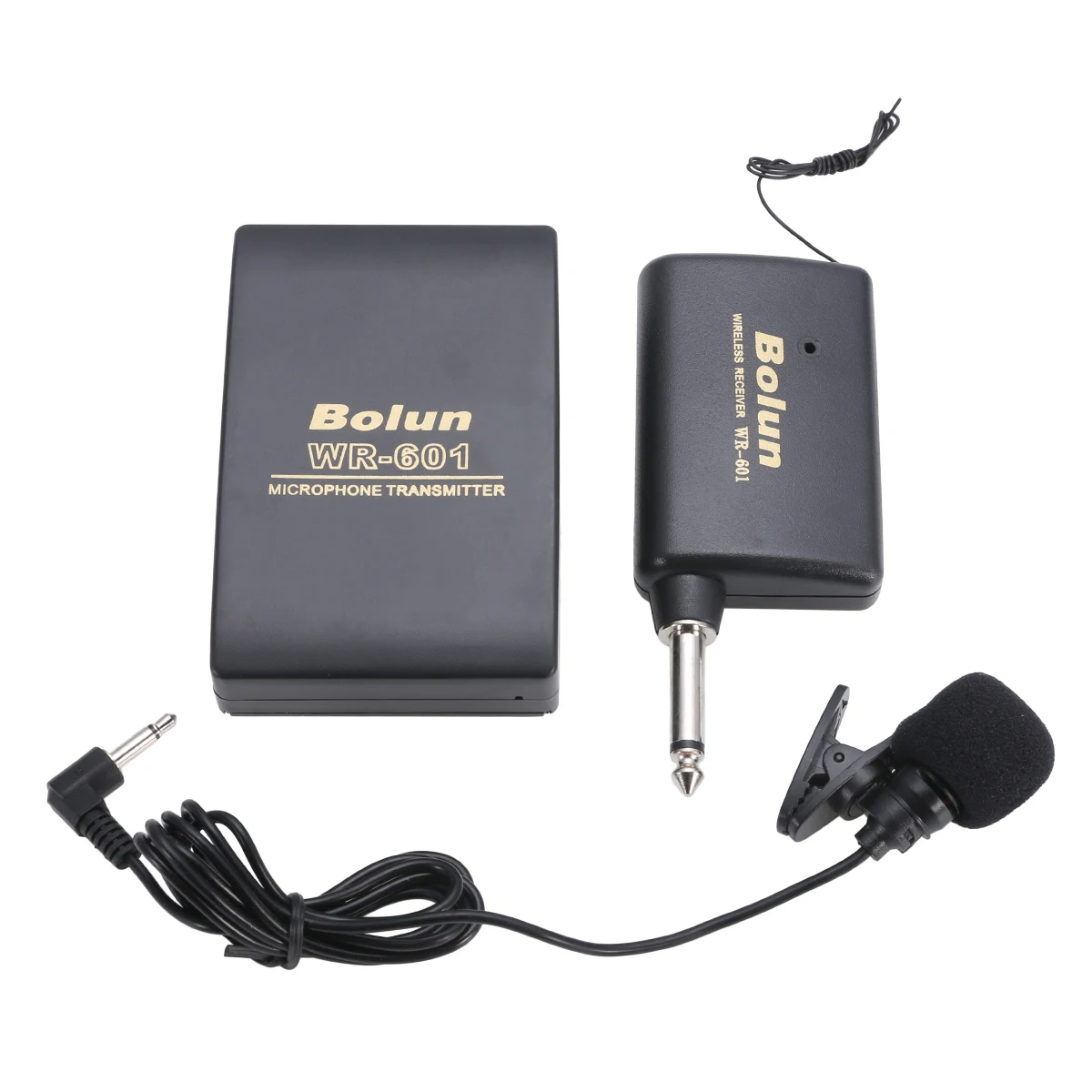 Mayitr WR601 Portable Wireless FM Transmitter Receiver Lapel Clip On Microphone System for Teather Lecturer Scholar