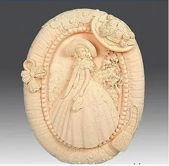 

New Graceful Girl 0841 Craft Art Silicone Soap mold Craft Molds DIY Handmade soap molds