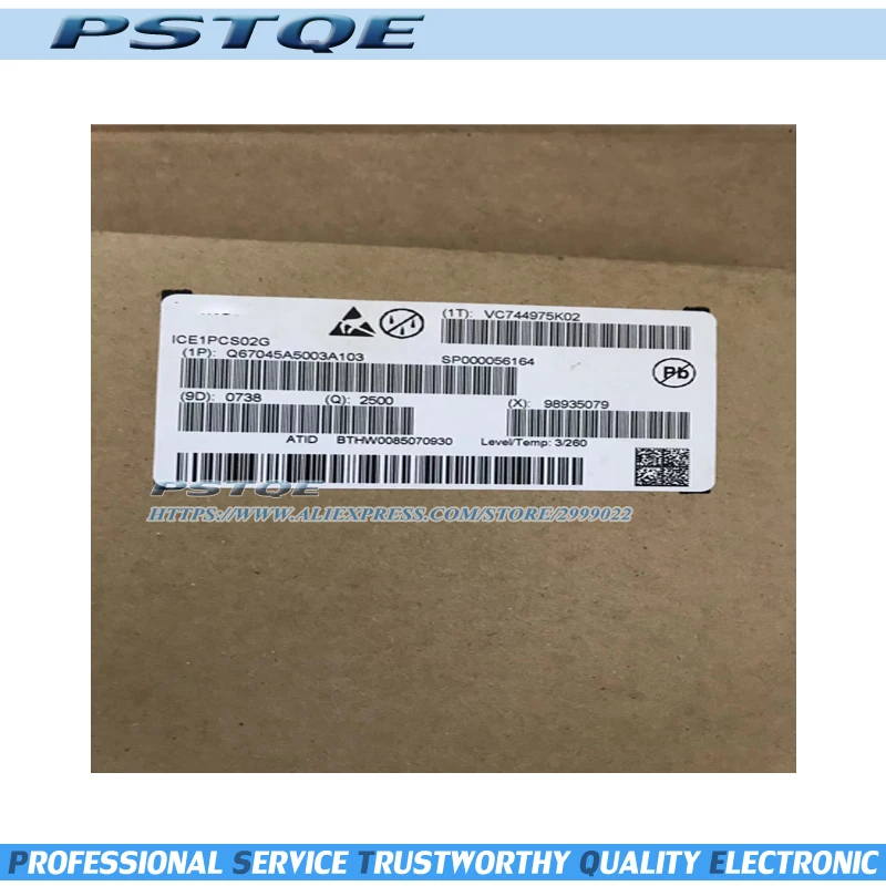 Новый оригинальный 10 шт. SOP-8 ICE1PCS02G ICE1PCS02 SOP8 IC в наличии | Электронные компоненты и