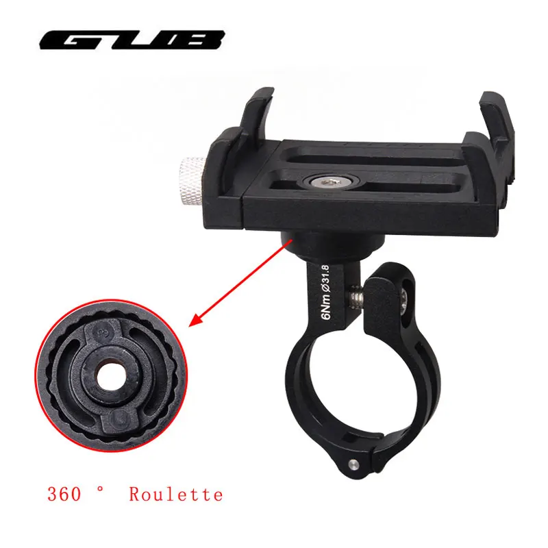 GUB ultralight-plastic Bicycle Phone Holder Rotatable Bike Handlebar Phone Support 3.5"to 7.5" Universal Smartphones GPS Stand