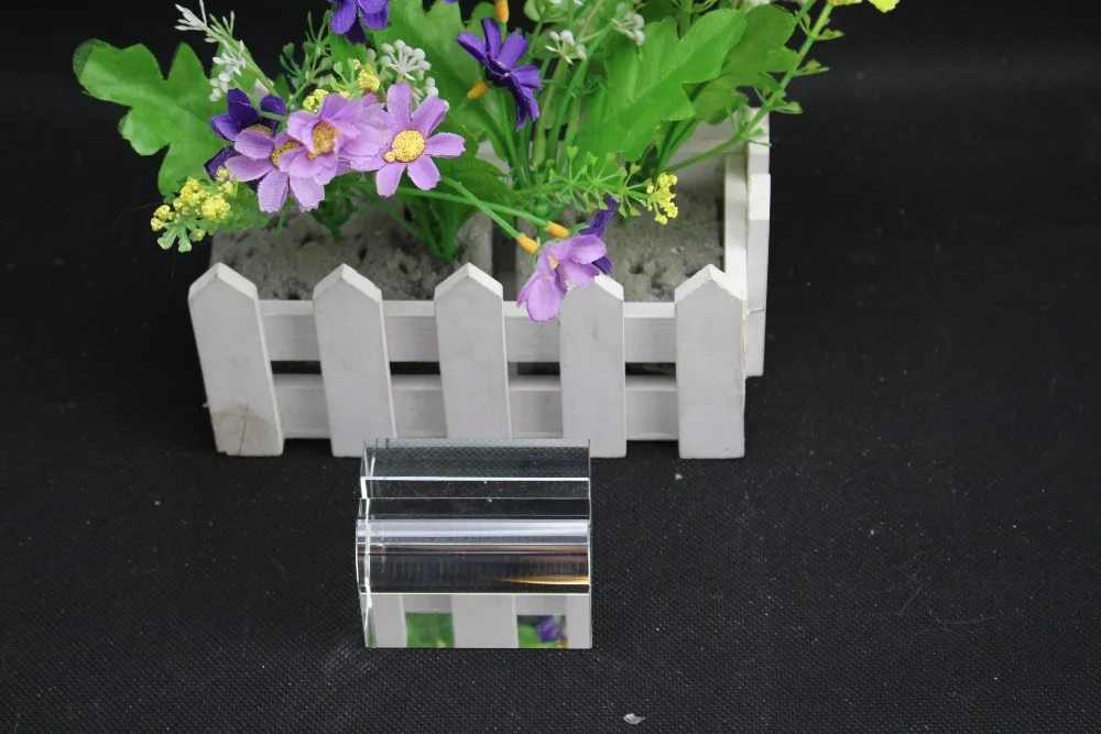 

Free Shipping clearly Crystal cardholder for office decoration gift