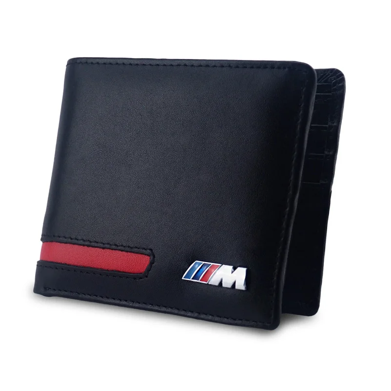 

Leather M Logo Credit Card Holder Men Purse Wallet Case Burse Car Wallet Driver License Bag for BMW E46 E90 E60 E39 E36 F30 F10