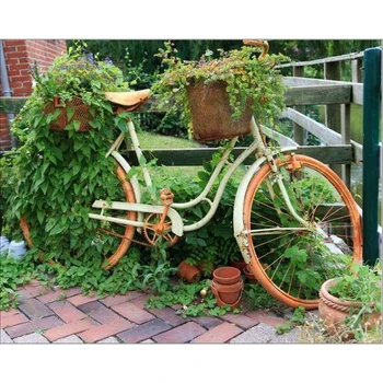 

5D DIY Deserted bicycle 100% Full Shaped drill Diamond Painting Diamond Rhinestone Embroidery Cross Stitch Christmas Decor