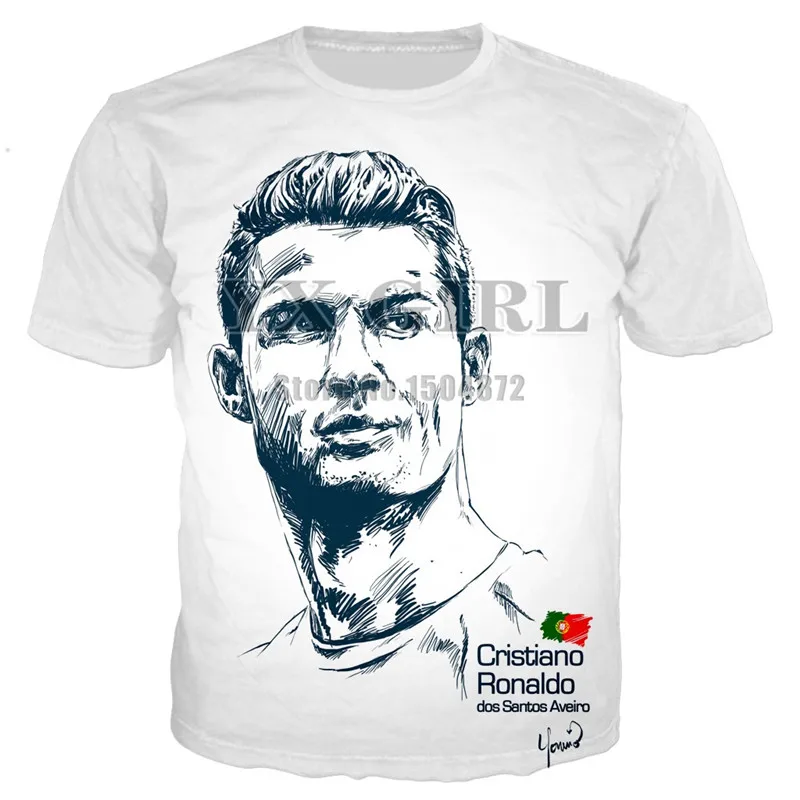 3d Ronaldo t shirt (1)