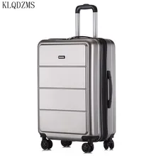 KLQDZMS 20/22/24/26/28 дюймов ABS+ PC бленда для объектива в Бизнес багаж на ролликах износостойкие Путешествия сумка на колесиках, чемодан на колесах