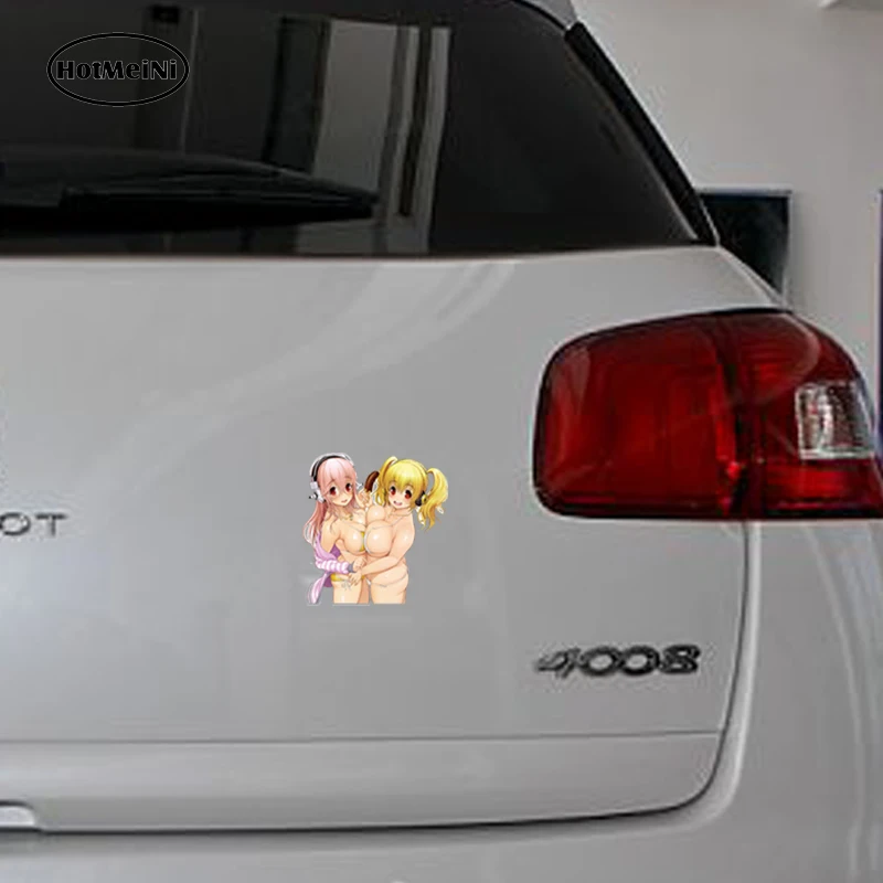HotMeiNi 13x12 см автомобильный стиль сексуальная красота супер сонико аниме JDM