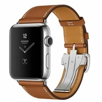 

Replacement Watch Strap Genuine Leather Watch Band for iwatch 38MM/40MM 42MM/44MM 3C08
