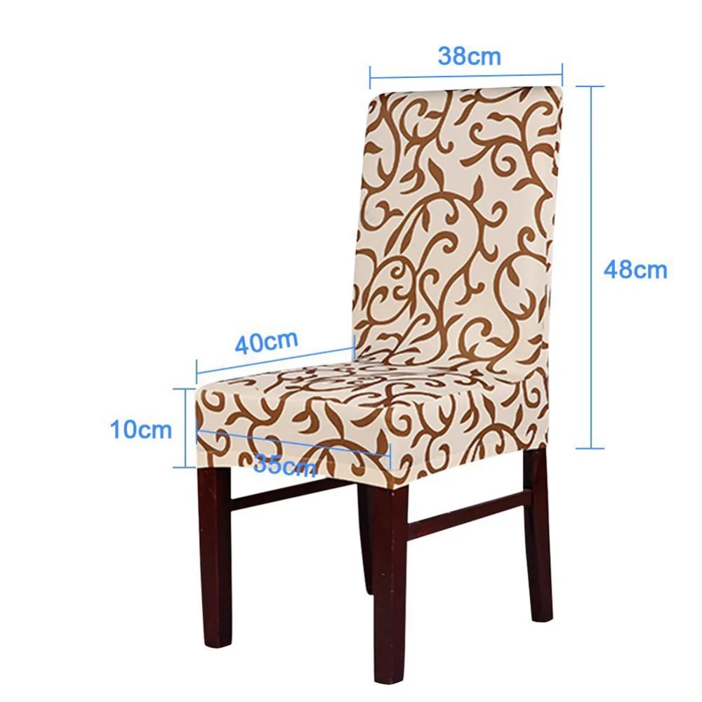 Meijuner цветочный принт съемный чехол на стул большой эластичный чехол современный чехол для сидений на кухне чехлы на кресла стрейч для банкета