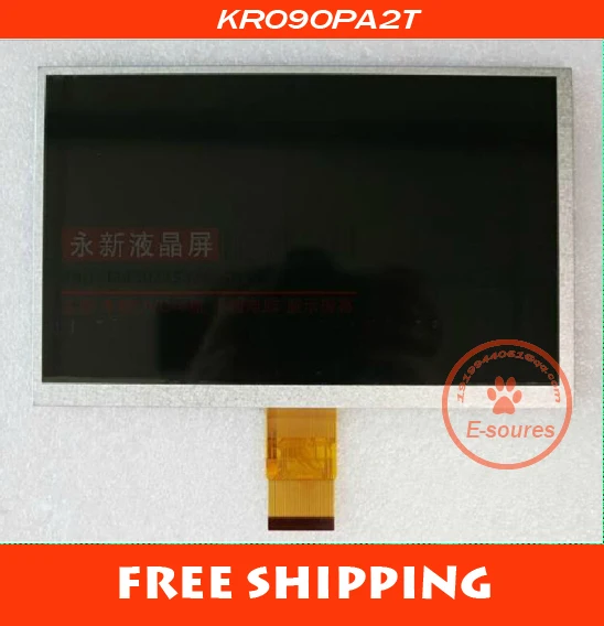 

Free shipping 9 inchLCD screen 800 x480, 50 PIN short line the 16:9 display screen KR090PA2T