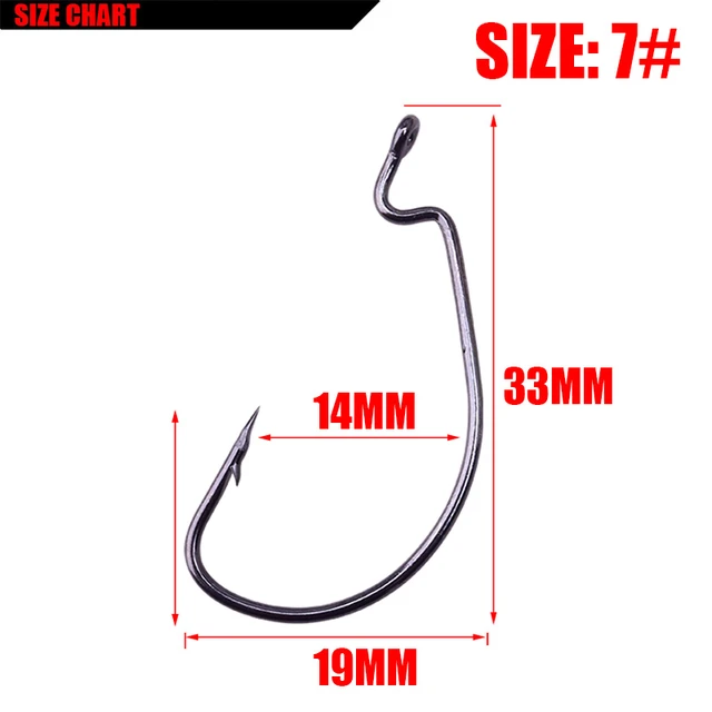 20Pcs/lot High-carbon steel fishing hooks 2# 4# 6# 8# crank hook