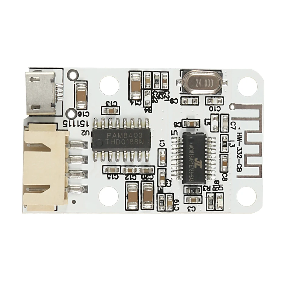 Мини цифровой усилитель звука плата USB питания 3 Вт + Bluetooth аудио приемник для