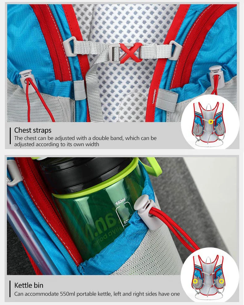 Discount 2017  NEW LOCAL LION Cycling Backpack With 1.5L Water bag Marathon For Men Sports Bike Bag Rainproof Mountain Bike Backpack Bags 14