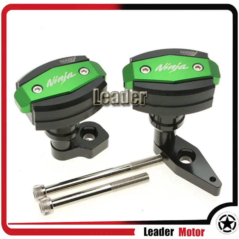 

For KAWASAKI ER-6N ER6N 2012-2015 Product Body Frame Sliders Crash Protector Falling Protection Green